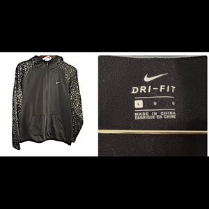Nike Black and White Dri-FIT Jacket